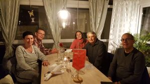 Frau Egenter zu Besuch auf der Mitgliederversammlung